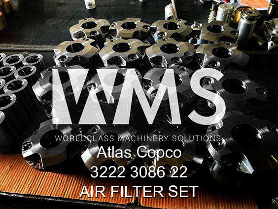 3222 3086 22 Air filter set aftermarket spare part designed for Atlas Copco / Epiroc machines