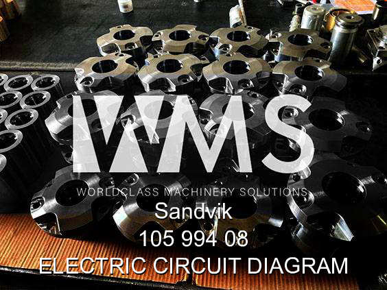 105 994 08 Electric circuit diagram aftermarket spare part designed for Sandvik / Tamrock machines