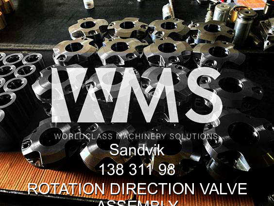 Sandvik (Tamrock) ROTATION DIRECTION VALVE ASSEMBLY Spare Part