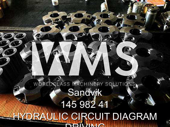 Sandvik (Tamrock) 145 982 41 HYDRAULIC CIRCUIT DIAGRAM (DRIVING) Spare Part