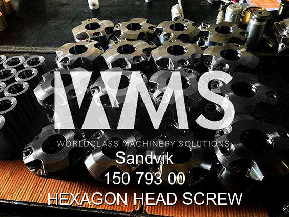 150 793 00 Hexagon head screw aftermarket spare part designed for Sandvik / Tamrock machines