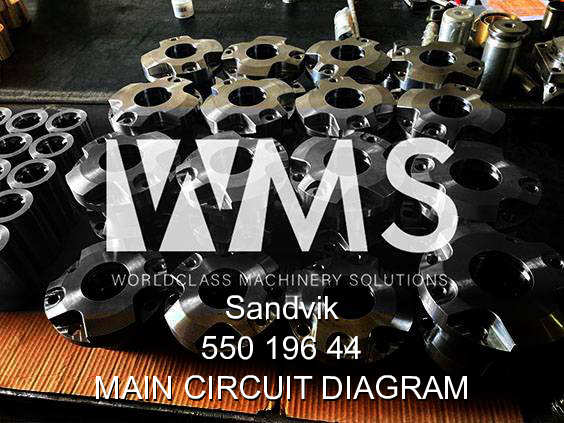 Sandvik (Tamrock) MAIN CIRCUIT DIAGRAM Spare Part