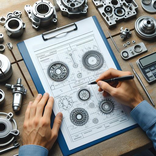 First step of custom production for mining equipment parts: Examination and Design of the Part